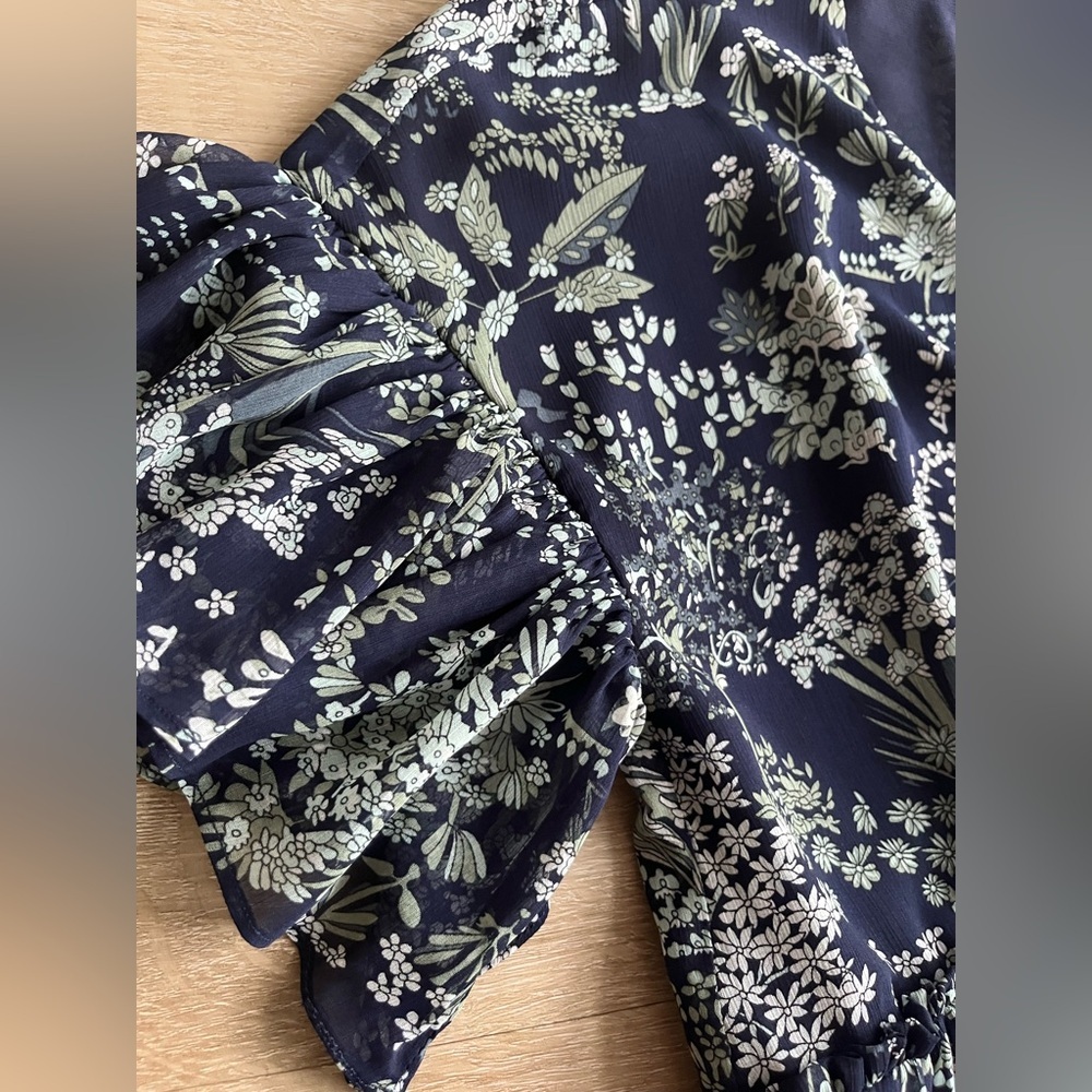 Anthropologie HD In Paris Floral Maxi Dress Spring Easter SZ M - Picture 3 of 8